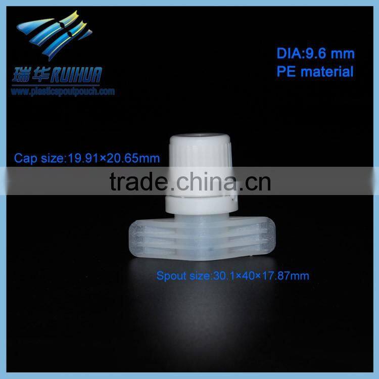 Easy-open jelly pouch plastic spout for auto filling machine