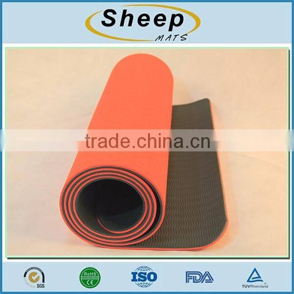 Harmless eco friendly material pvc fitness exercise yoga mat
