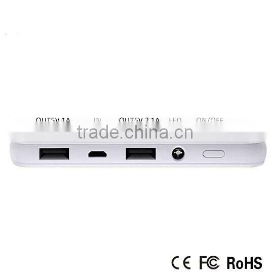 high real capacity usb power bank 20000mah wtth li-polymer battery cell