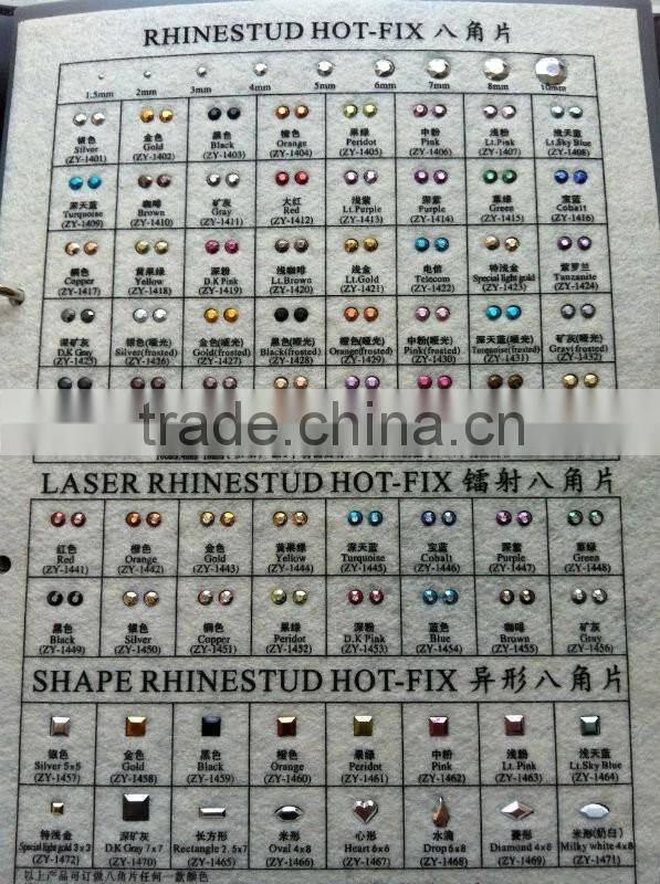 2016 Fashion Rhinestud Hot-Fix Design Rhinestones