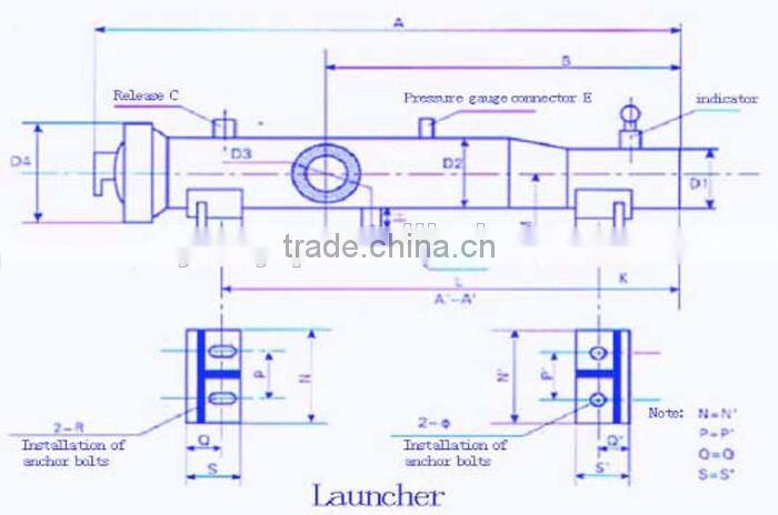 pipeline pig trap / pig launchers and receivers / launcher receiver