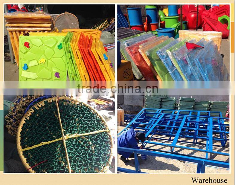 2015 New Fashion Kids Indoor Playground High Ropes Course Equipment For Sale