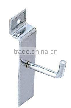2016 New chrome plating small hooks slatwall J shape hooks D34