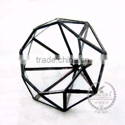 10*11*8cm geometric Diamond shape air plant planter glass terrarium flower arrangement indoor greenhouse home decoration 0100001