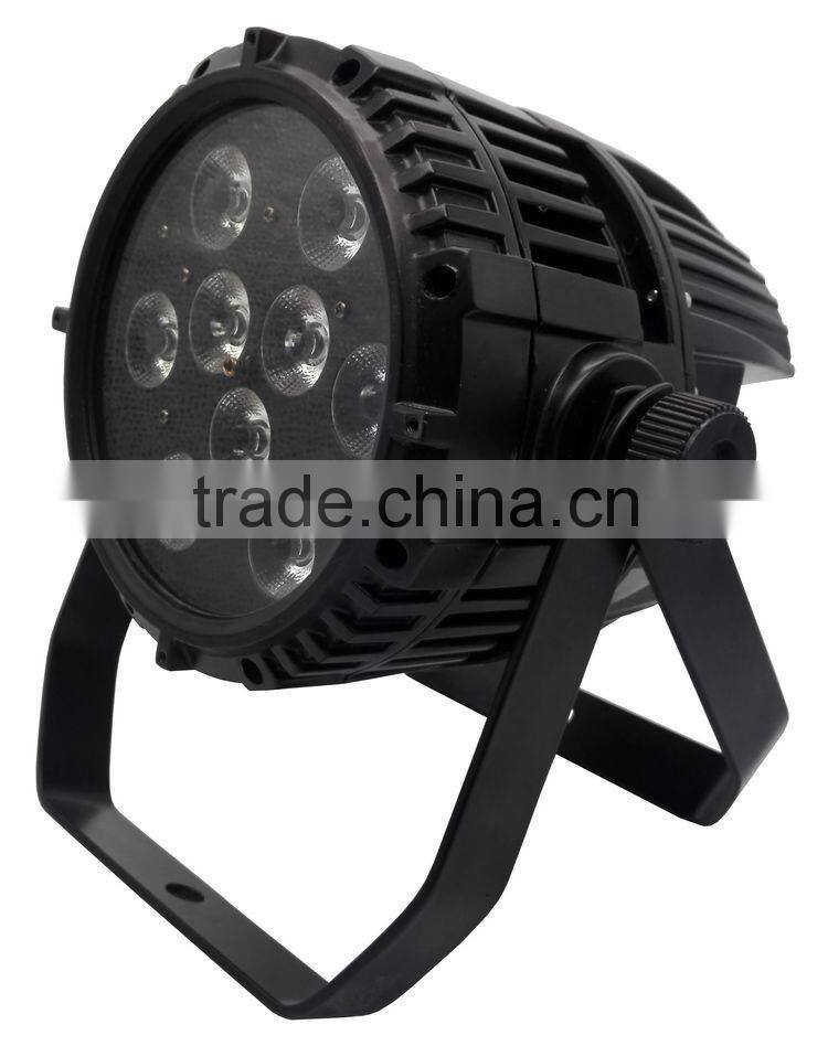 Wireless DMX Built-in 2.4G Transceiver Rechargeable Battery Powered Outdoor Waterproof 9pcs 10W RGBW 4IN1 LED Wash Par Light