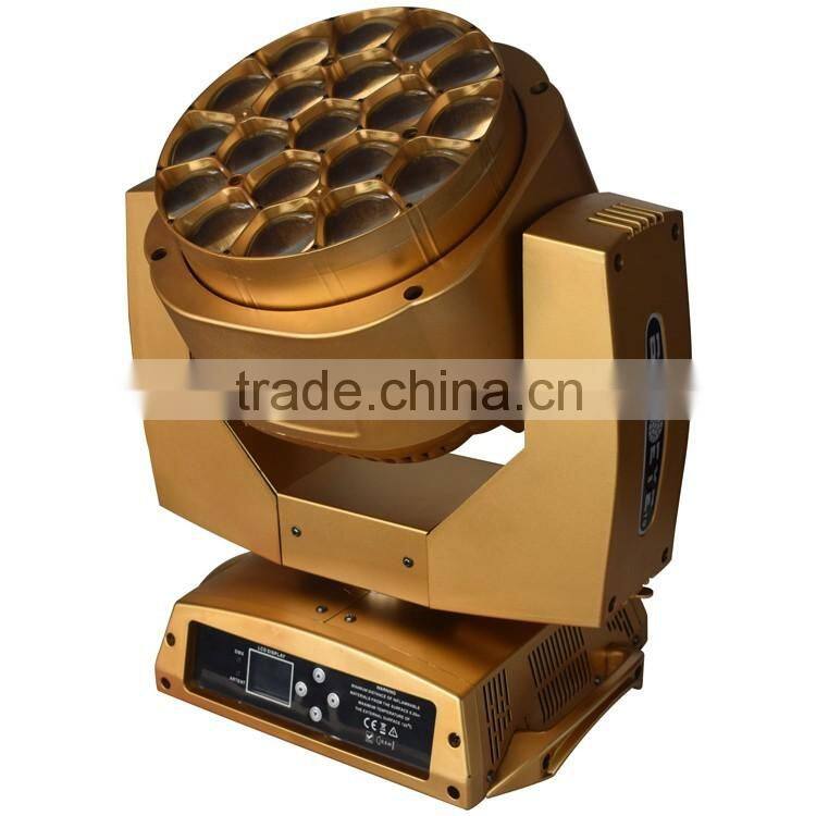Three Years Warranty Clay Paky Bee Eye K10 Beam Wash Zoom 4in1 RGBW 19x15w LED Moving Head Light