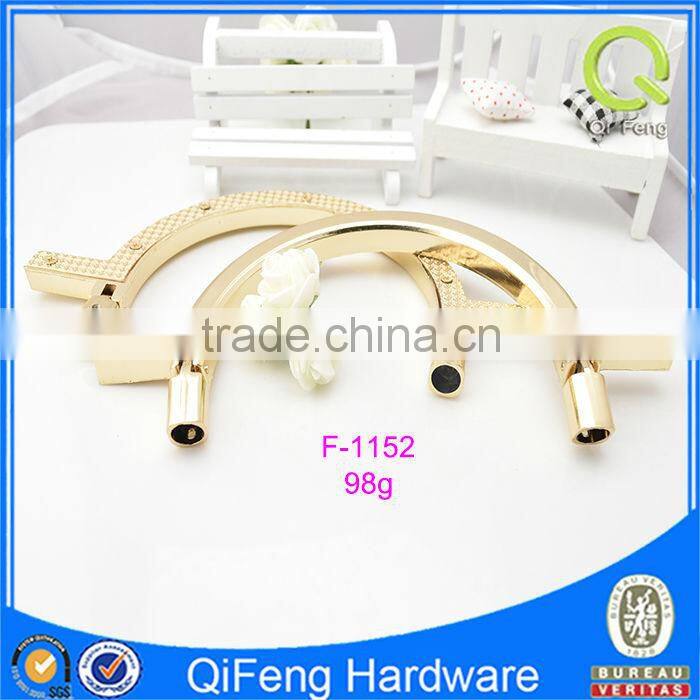hardware fitting bag accessories zinc alloy gold bag handle for handbags