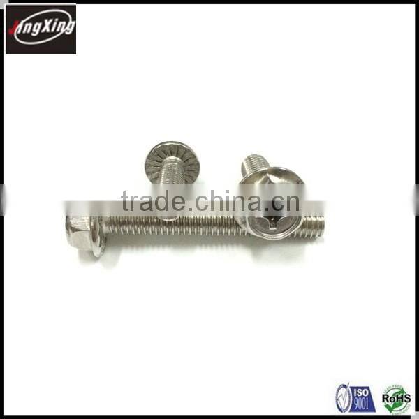 Hex head galvanized bolt and nut