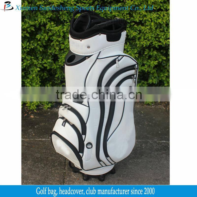 Stand PU Leather Waterproof Golf Bag