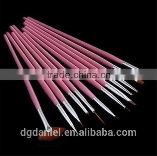 Nylon Hair Cosmetic Nail Art gel Brush