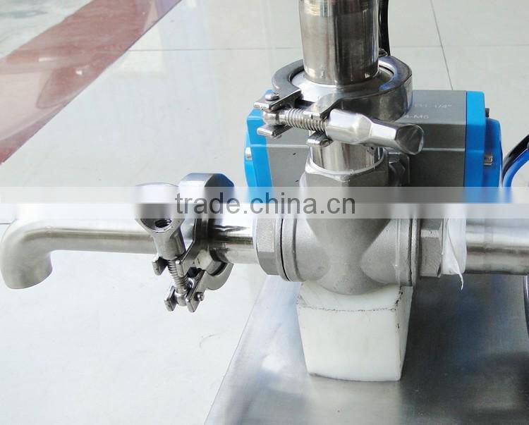 Rotary valve fruit jam filling machine