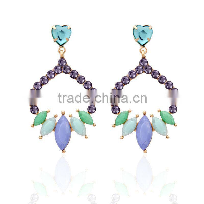 Pretty Steps wholesale crystal chandelier earrings jewelry supplier china