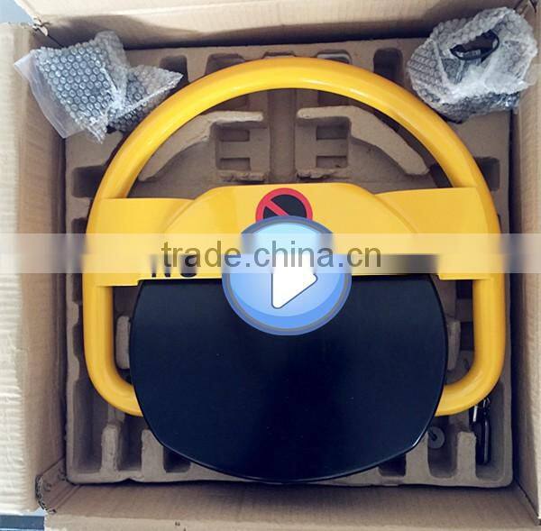 Collision Avoidance waterproof Solar remote control car parking lock