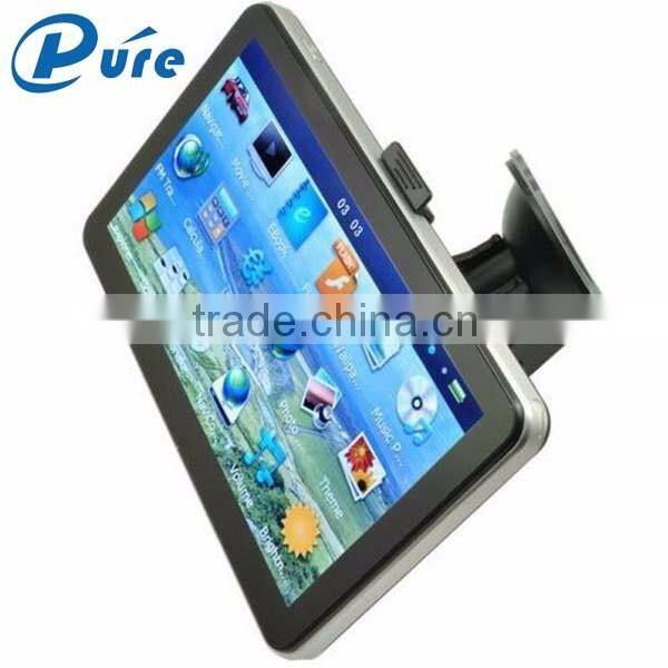 5" Car GPS Navigator 4GB Flash 480*272 Display Solution Multimedia with Rear View Camera