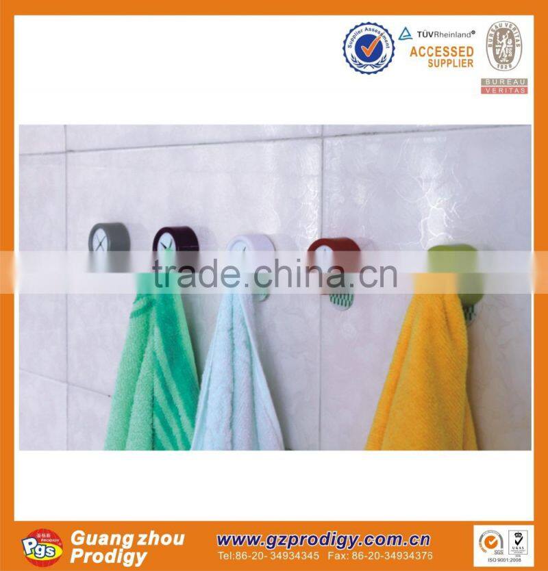 Adhesive round hooks, SELF ADHESIVE HOOK 1PK, towel hooks