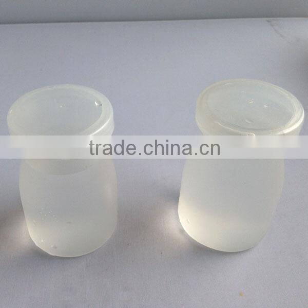 Small size plastic milk bottle with lid