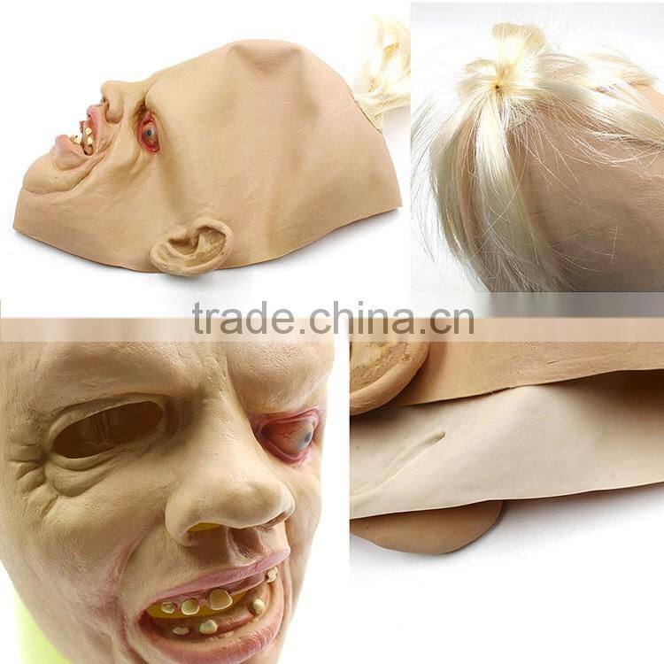 2016 woman Halloween White Cutout clown Mask Lace Sexy Prom Party