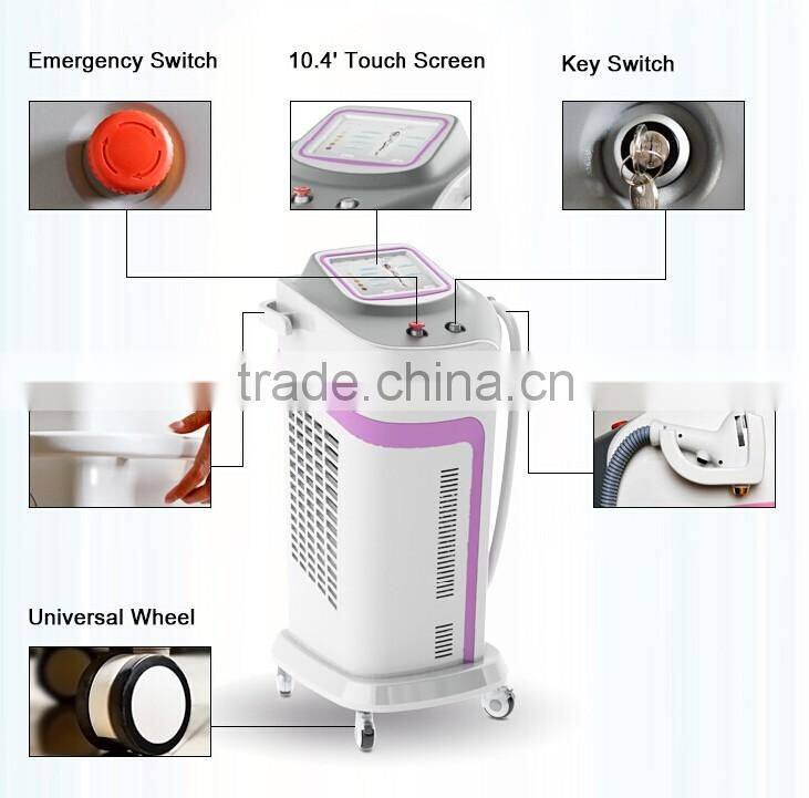 Professional diode laser for hair removal 808nm beauty machine depilight