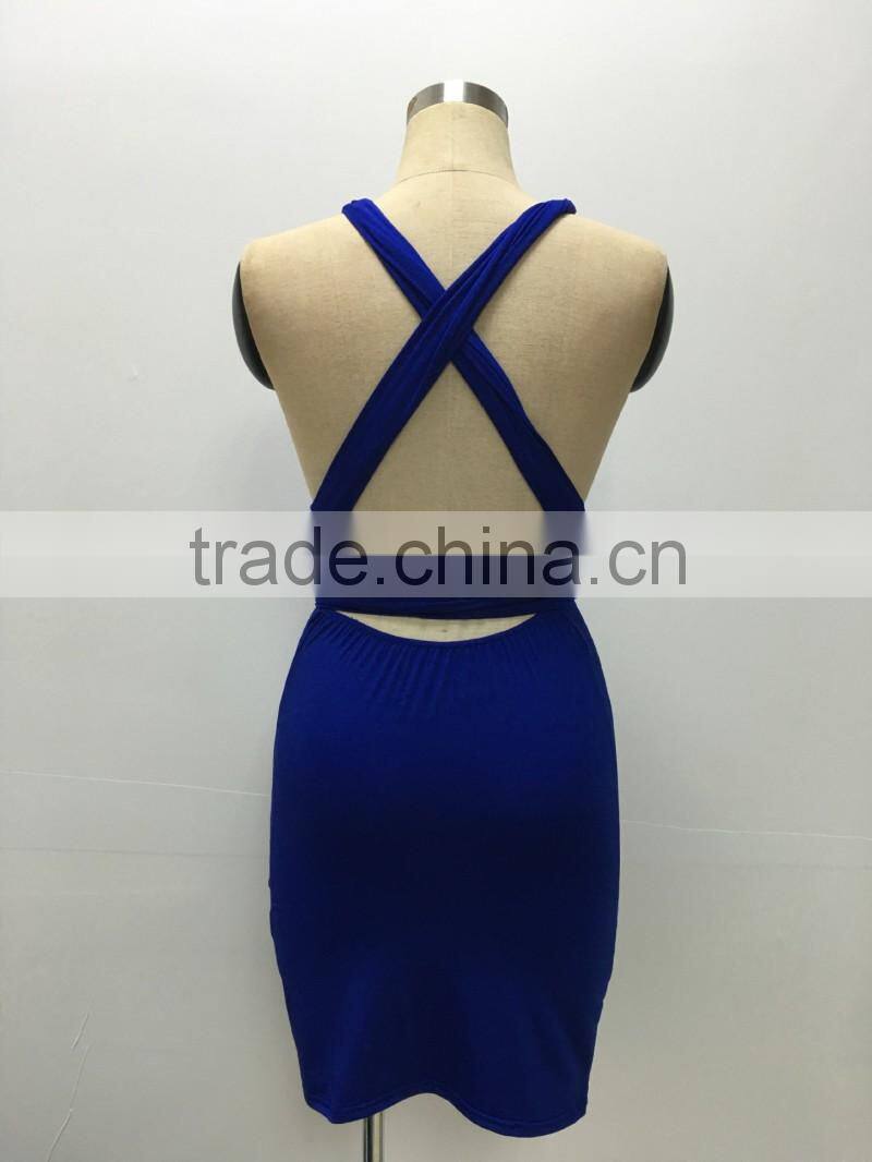 Bonvatt women rayon celebrity evening party wholesale hl bandage dress sexy strap busty midi dress lady prom