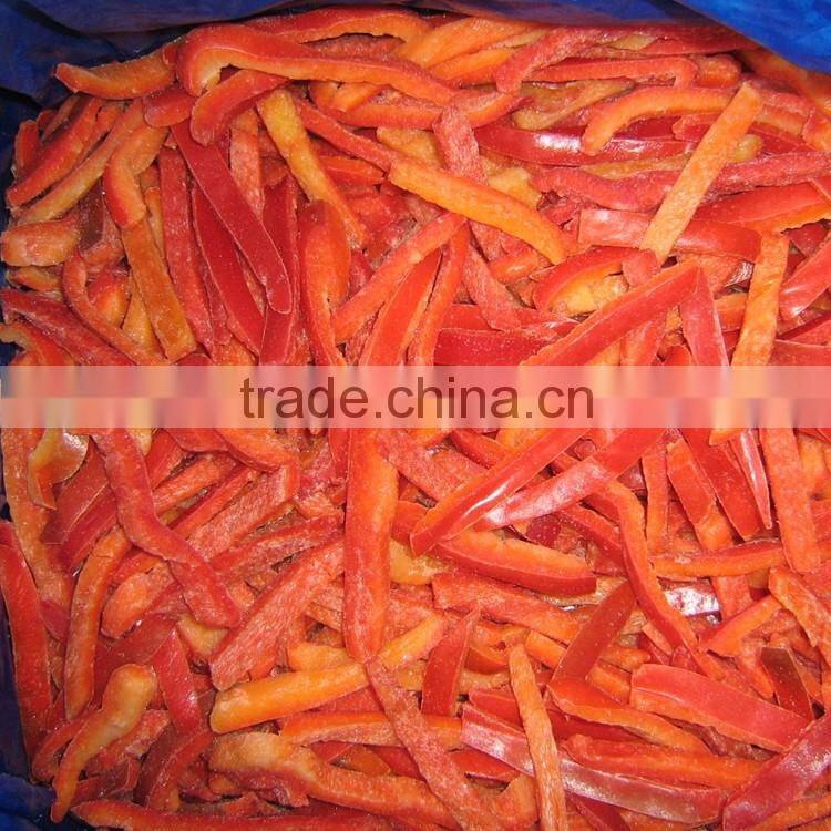 2016 New Crop IQF Frozen Sweet Red Pepper Strips