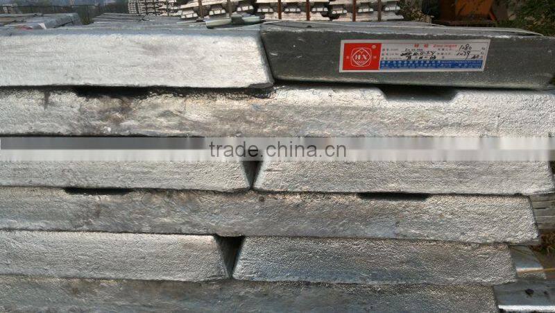 best price of zinc ingots with well manufacturer( X38)