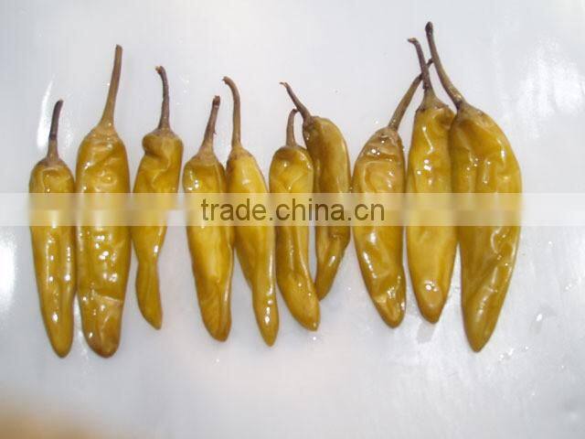 Good quality canned pickle green chili pepper