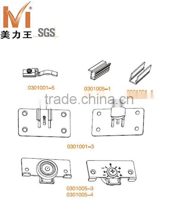 Closet Furniture Wardrobe Sliding Door Rollers Sliding Door Fittings Sliding Door System