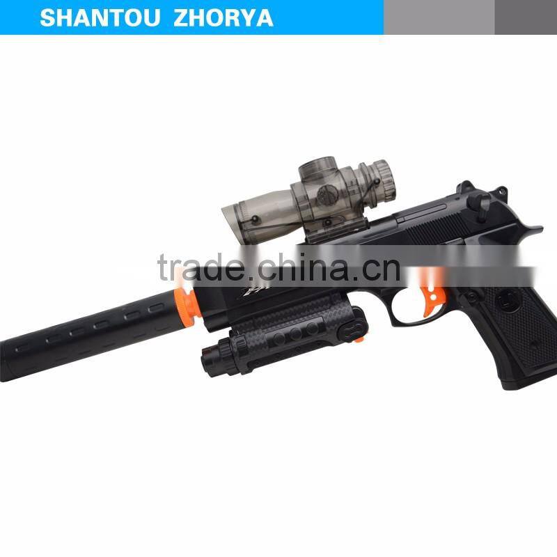 Zhorya high quality cool black BO water bullet gun toy