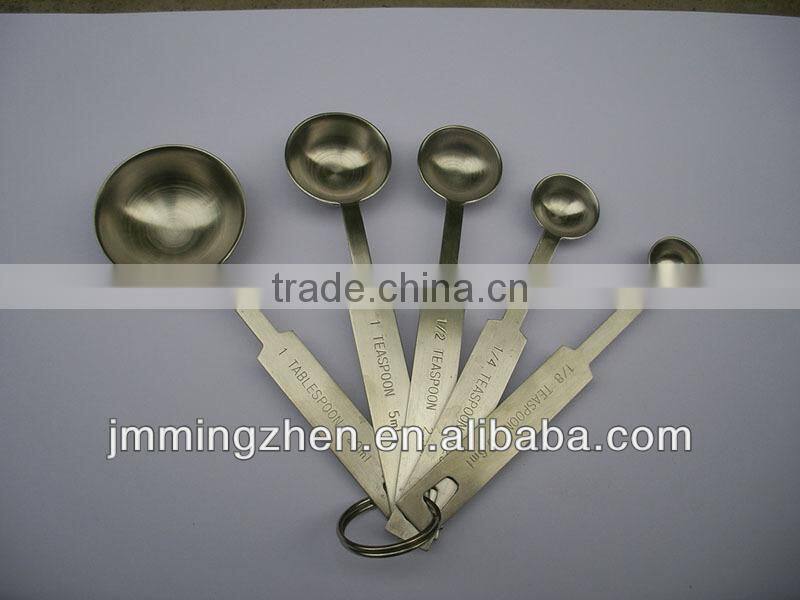 China manufacturer sell 0.6ml 1.25ml 2.5ml 5ml 15ml coffee tea stainless steel measuring spoon