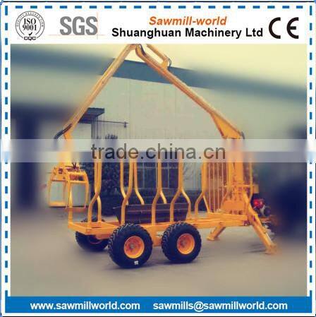 10T Log Loader Trailer with Crane