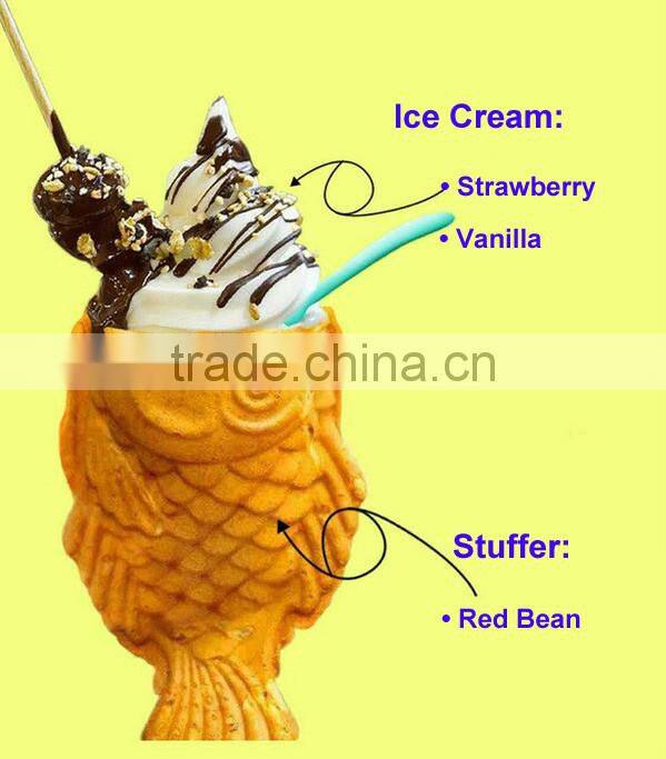 Korean Taiyaki Waffle Ice Cream Waffle Machine