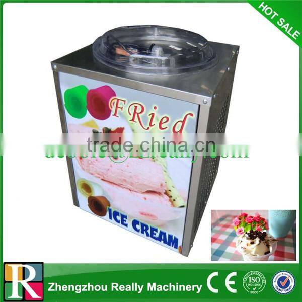 instant ice cream rolls in Thailand Rolled fry ice cream machine for sale