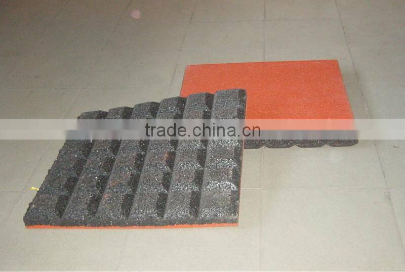 Gym rubber mat ,10mm-50mm rubber flooring tile .rubber floor mat
