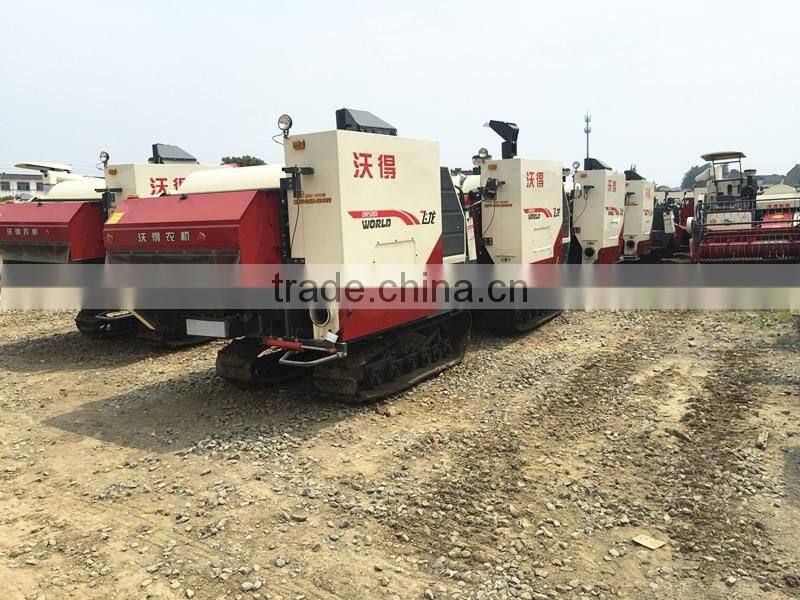 China light paddy 5.0E mini rice wheat combine harvester price with CE