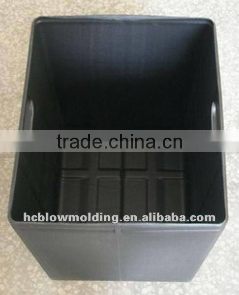 OEM Blow Molding plastic litter basket Receive garbage barrels street litter bin