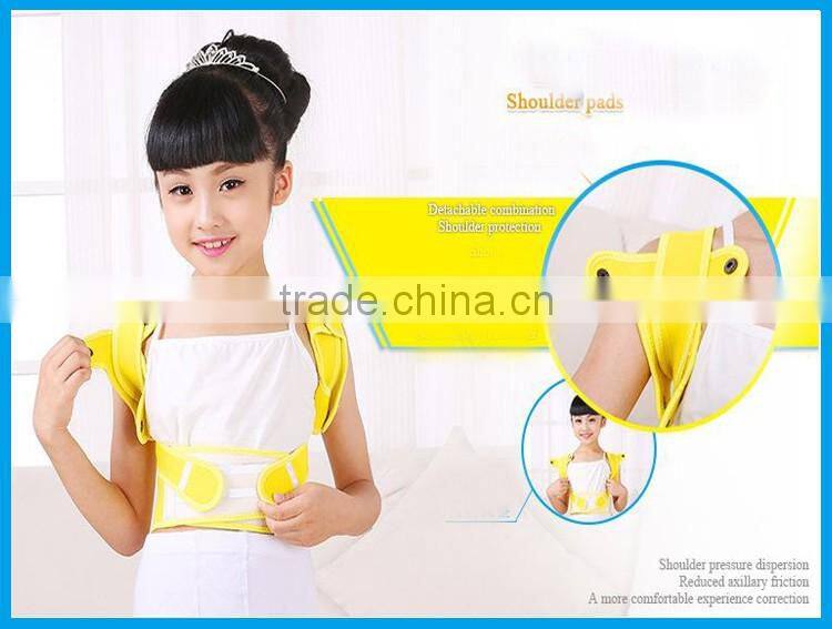 For kid adjustable back support belt for corrector posture shoulder support brace