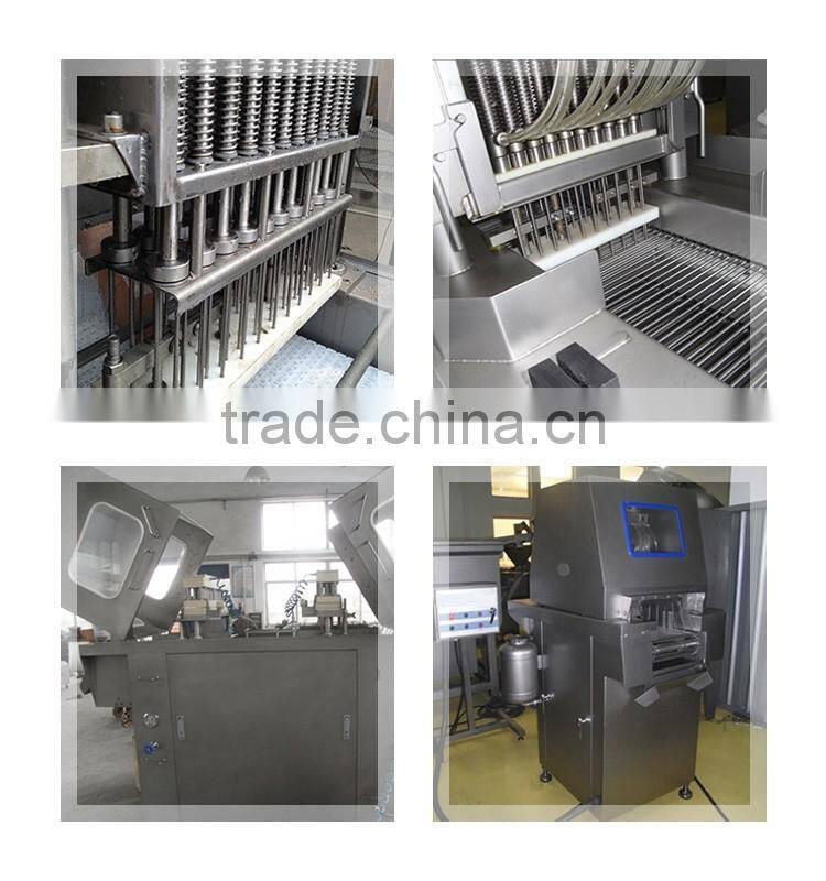 Saline injector for fish meat machine