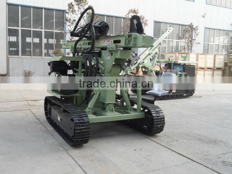 hydraulic blast hole borehole drilling machine /spiral pile drill machine