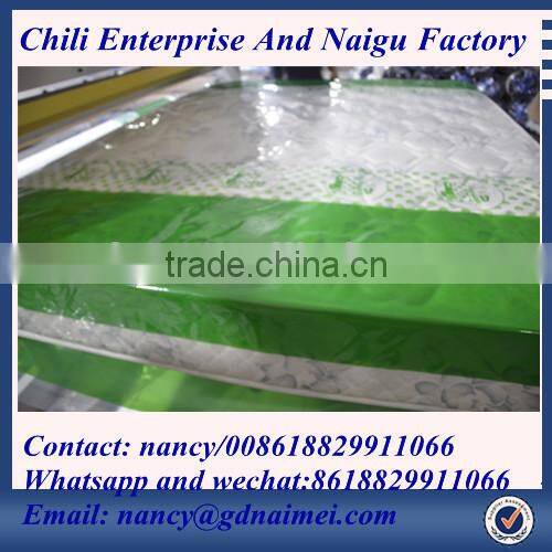 china mattress pe printed film packing