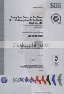 Zhongshan Goodlife polycarbonate sheet