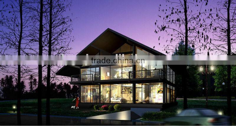 luxury prefabricated steel structure building