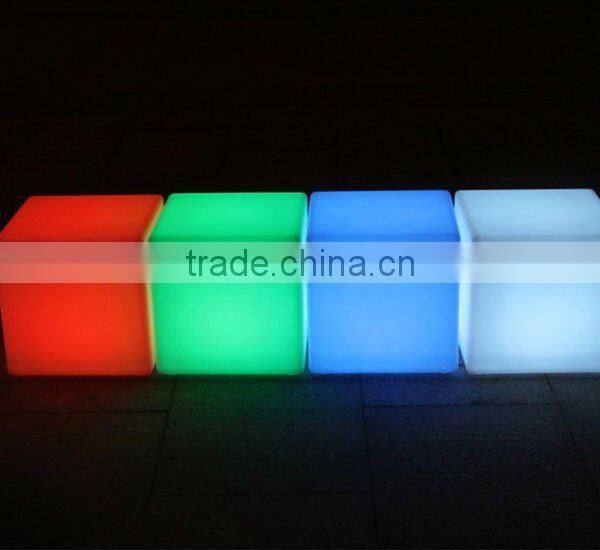 Living Room Color Changing LED Cube Chair