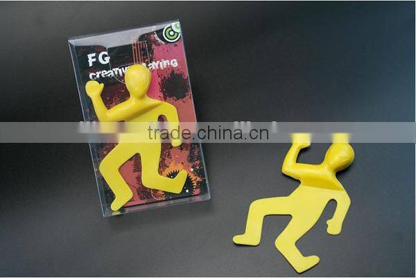 Squashed Flat Book Mark Funny Silicone Bookmark