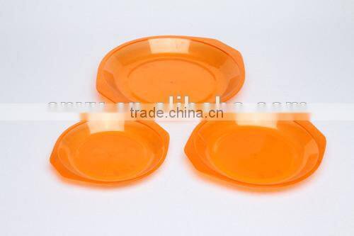 9 inch/7 inch/6 inch plastic fruit plate dish tray hot sale
