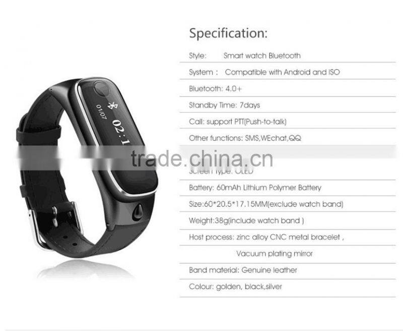 New OLED M6 Smart Watch Multi-functional Bluetooth Bracelet Combo Bracelet/Headset Fitness Health Monitoring Mobile Men Watch