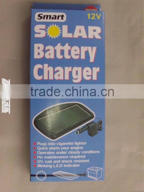 solar car battery charger universal portable solar battery charger 12v