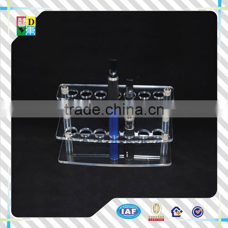 2015 wholesale acrylic pen holder simple design lucite acrylic pen holder high transperant PMMA acrylic pen display stand