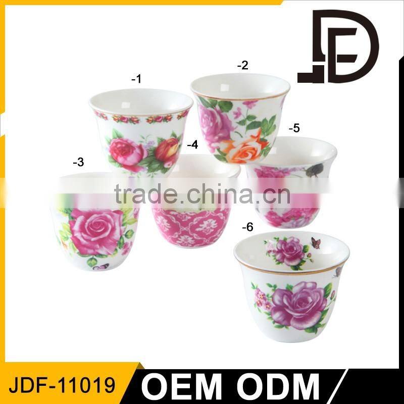 Drinkware turkish cawa arabic 120ml coffee cup, modern turkish coffee cups