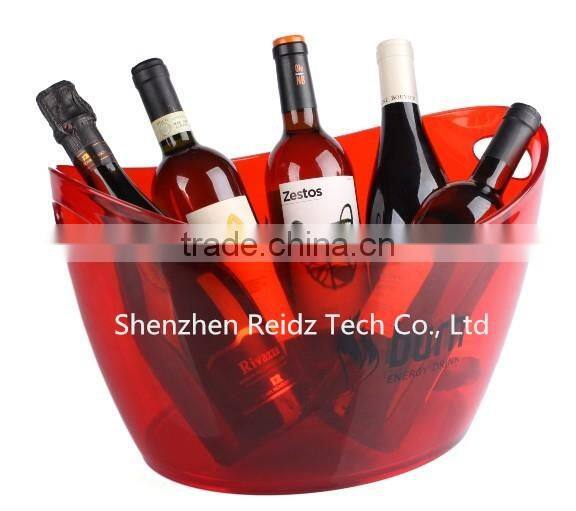 Cheap clear acrylic rum bucket