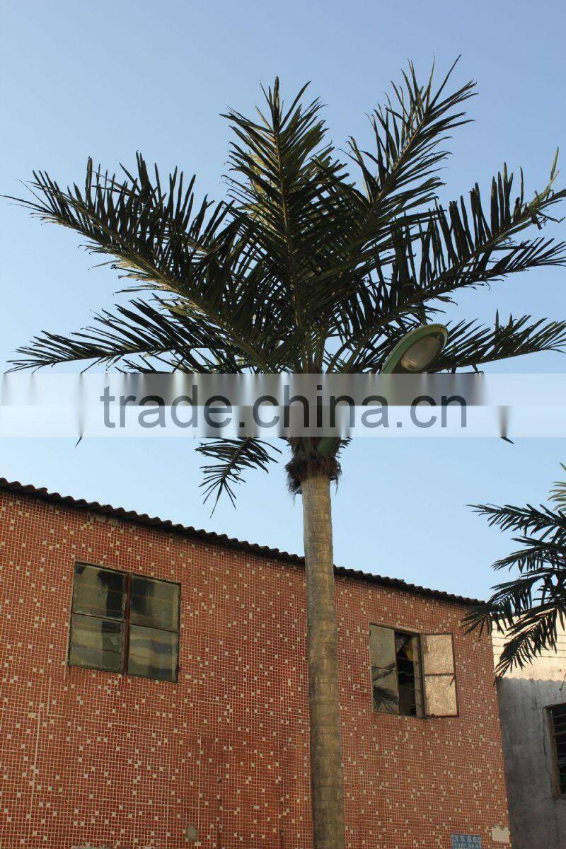 cheap artificial palm tree artificial coconut palm outdoor coconut with road light